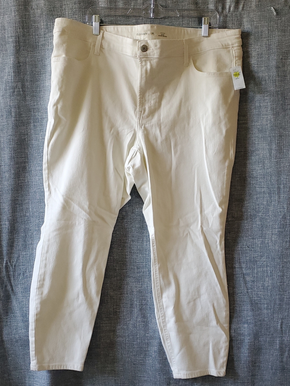 Old Navy White Skinny Jeans 20 Short